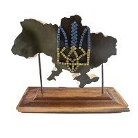 MILITARY ARTIFACTS based on the covers of the transport and launch containers of the Ukrainian C-300 ANTI-MISSILE COMPLEXES . War memorabilia
