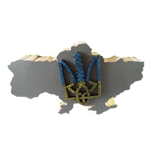 MILITARY ARTIFACTS based on the covers of the transport and launch containers of the Ukrainian C-300 ANTI-MISSILE COMPLEXES . War memorabilia