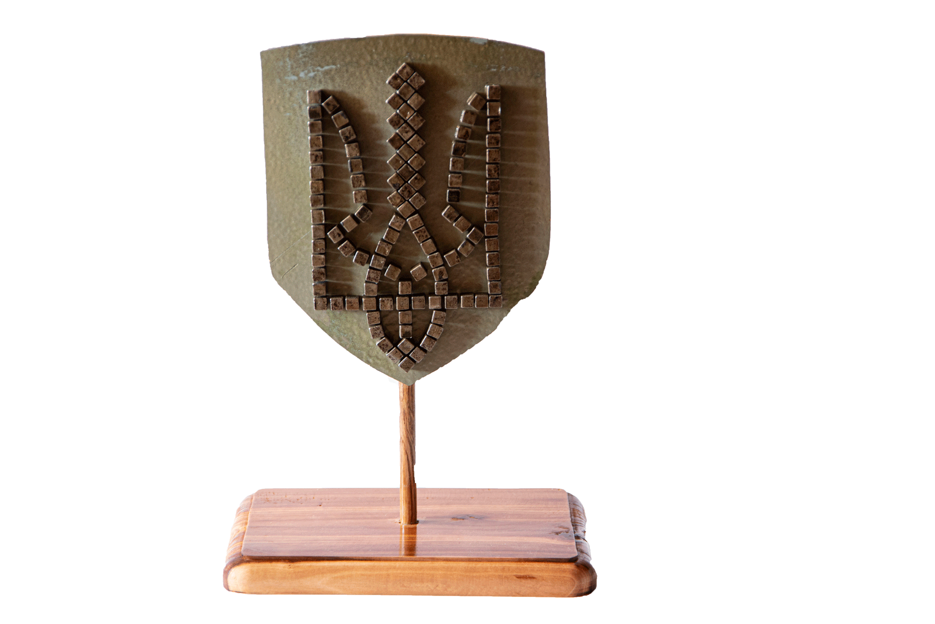 MILITARY ARTIFACTS based on the covers of the transport and launch containers of the Ukrainian C-300 ANTI-MISSILE COMPLEXES . War memorabilia art painting on the base of covers of the transport and launch containers of the Ukrainian C-300 ANTI-MISSILE COMPLEXES