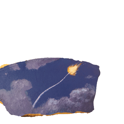ЛОТ 54 Iurii Denysenkov Fire flower in the sky. Acrylic,